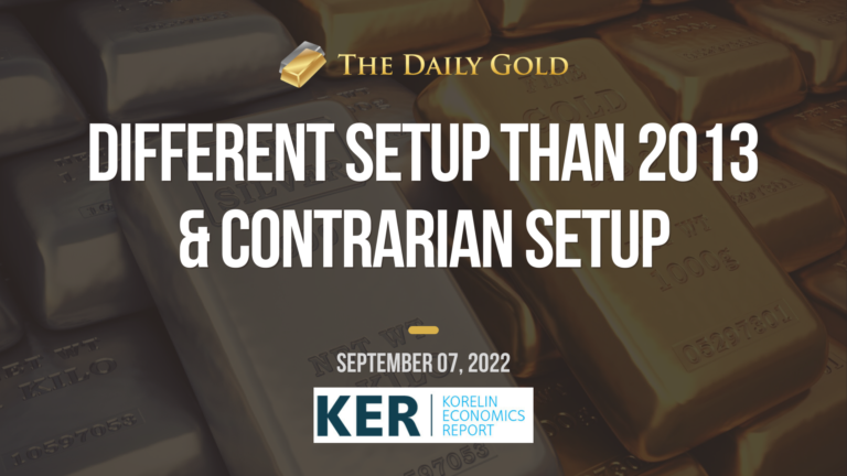 Interview: Not Same Macro Or Technical Setup In Gold As 2013
